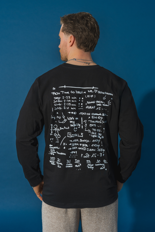 Lose Fit Heavy Longsleeve Scribble