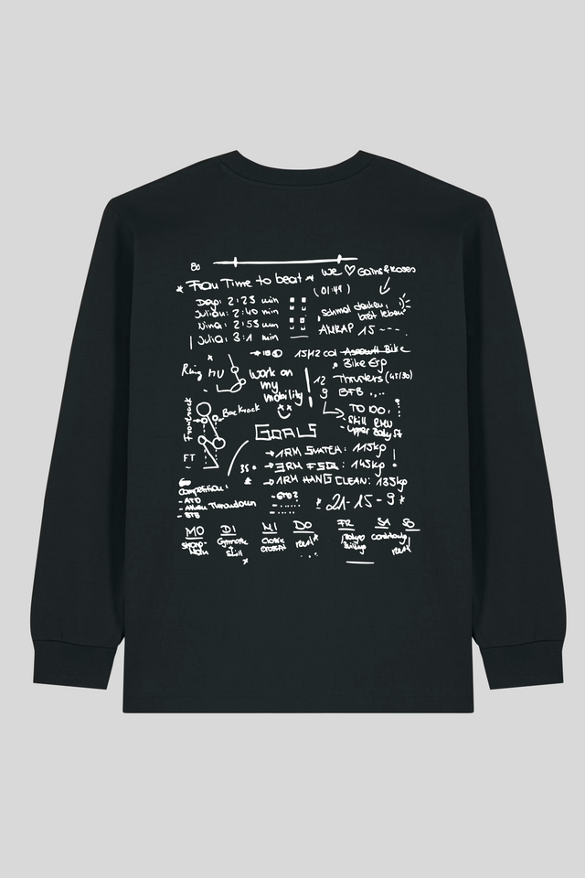 Lose Fit Heavy Longsleeve Scribble