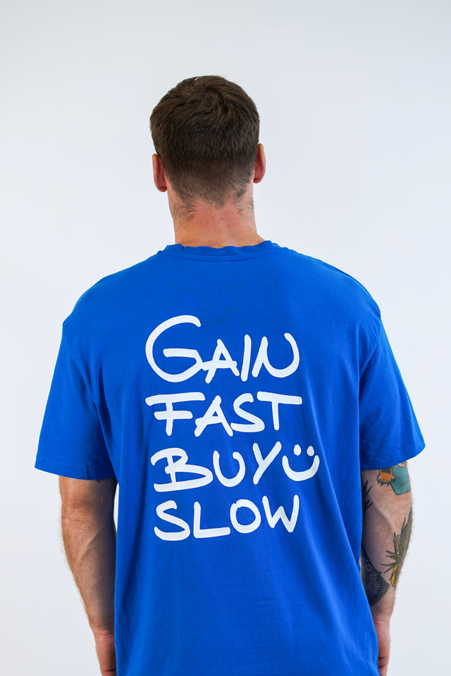 Oversize Heavy Unisex „Gain Fast“ T-Shirt