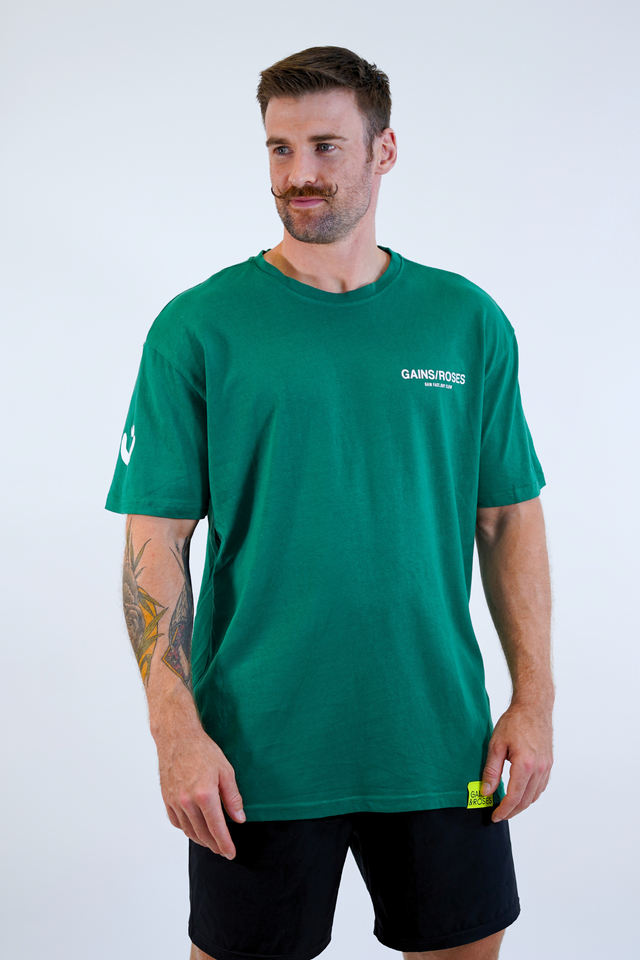 Oversize Heavy Unisex „Gain Fast“ T-Shirt