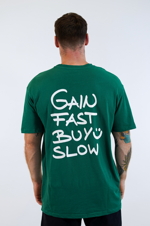 Oversize Heavy Unisex „Gain Fast“ T-Shirt