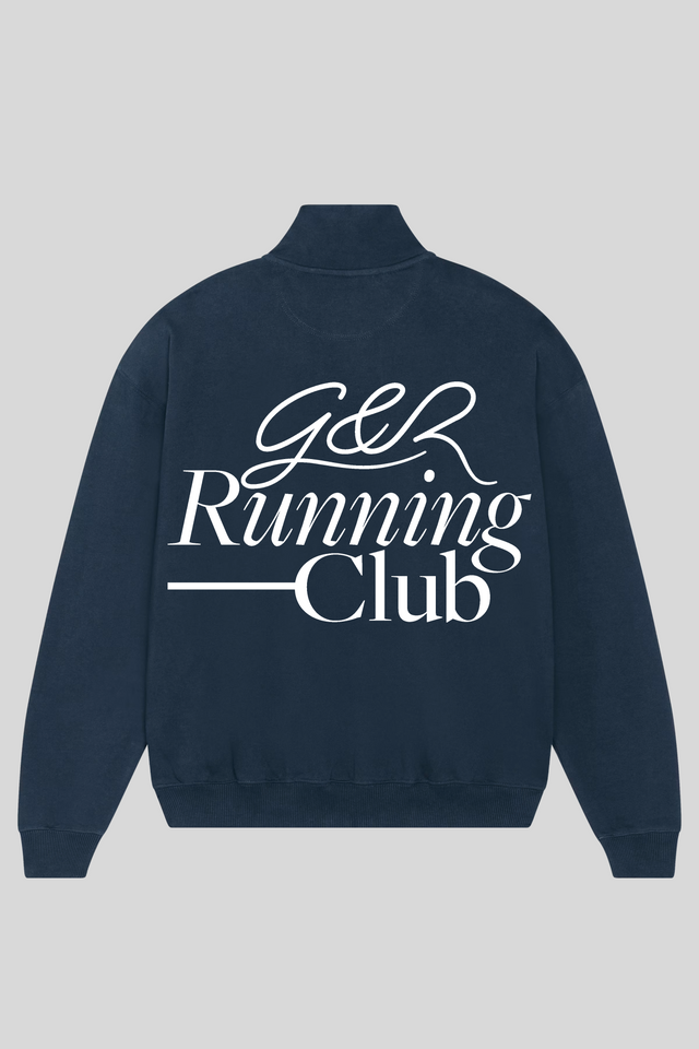 Unisex Half Zip Boxy Sweatshirt