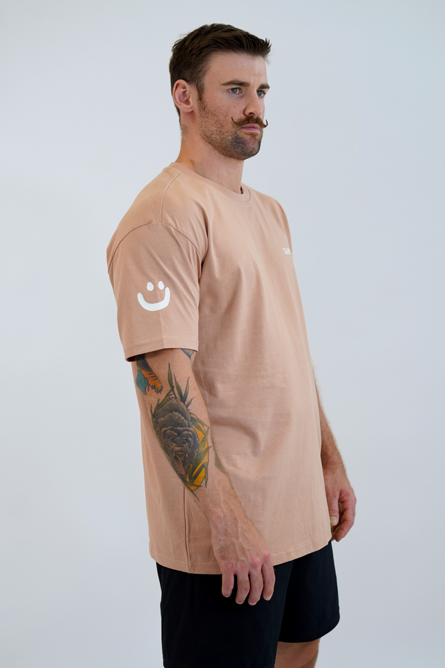 Oversize Heavy Unisex „Gain Fast“ T-Shirt