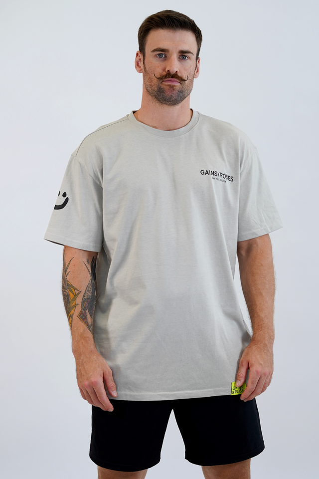 Oversize Heavy Unisex „Gain Fast“ T-Shirt