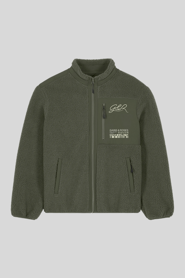 Unisex-Sherpa-Jacke