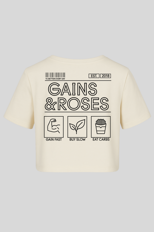 Eat Carbs - Performance Crop Top