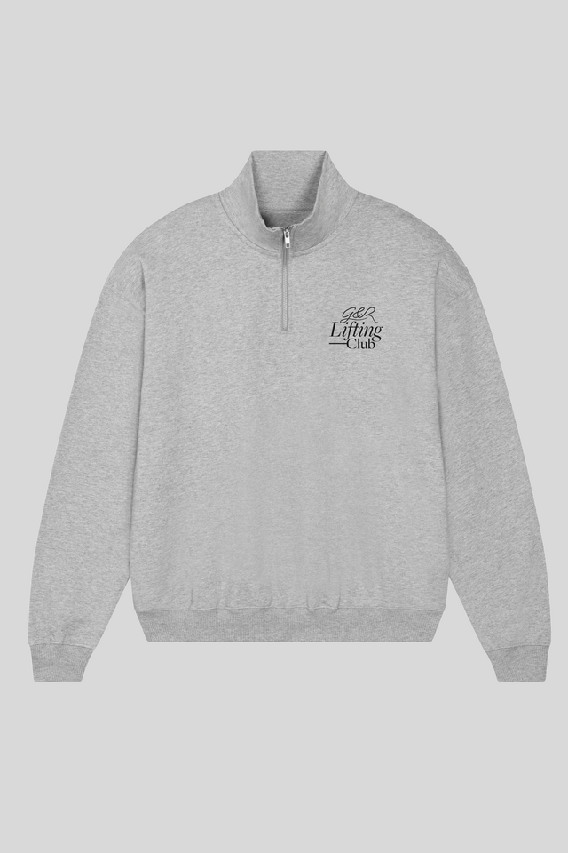 Unisex Half Zip Boxy Sweatshirt