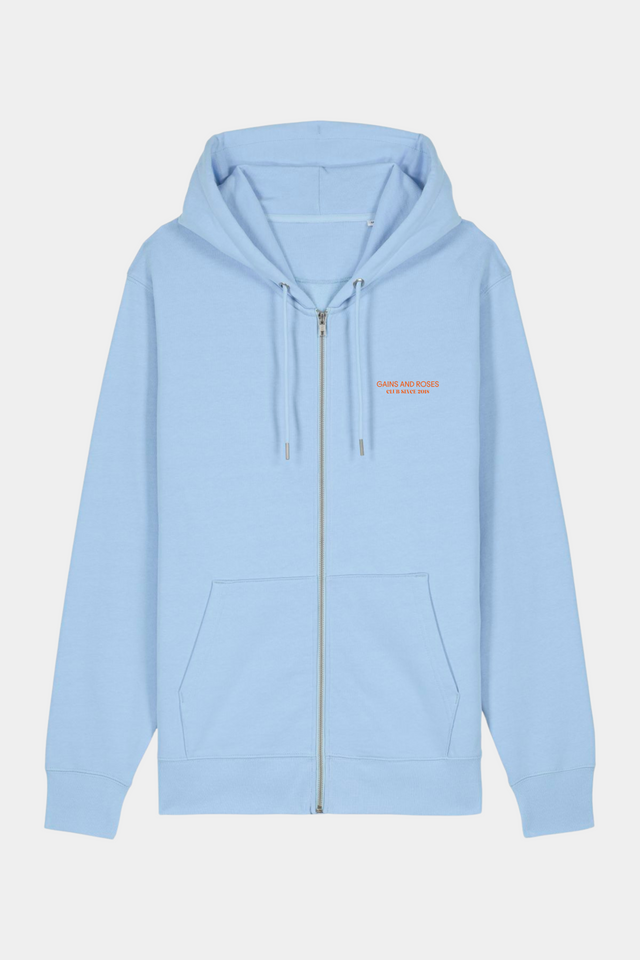 Gains Club Unisex Zip-Hoodie normal Fit