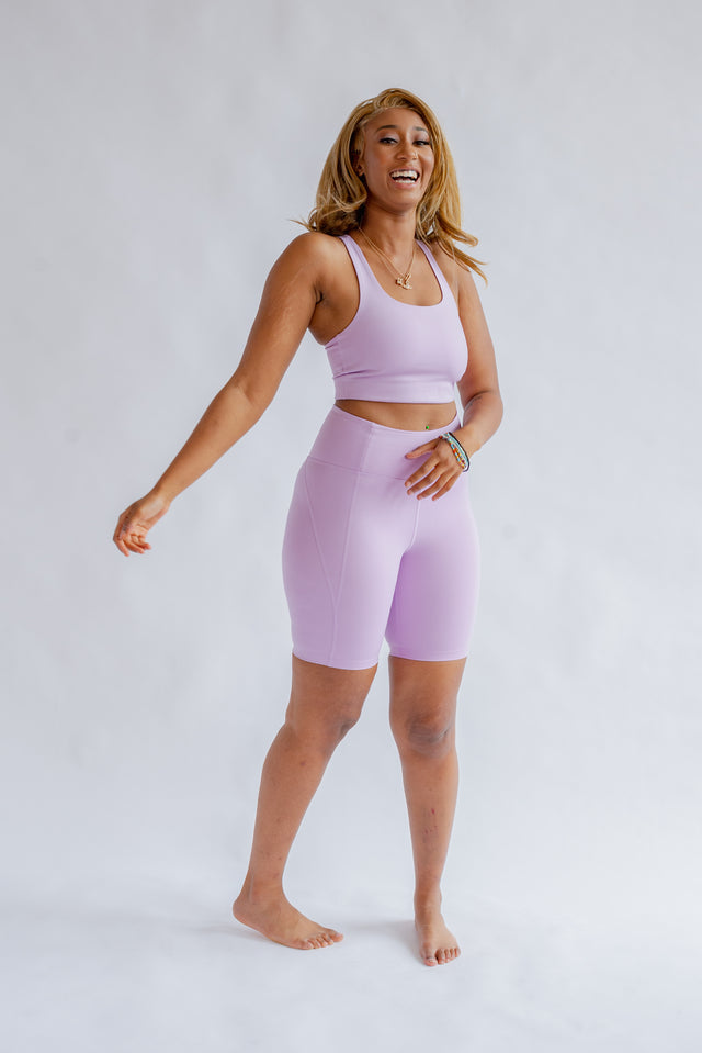 Compressive High-Rise Bike Shorts