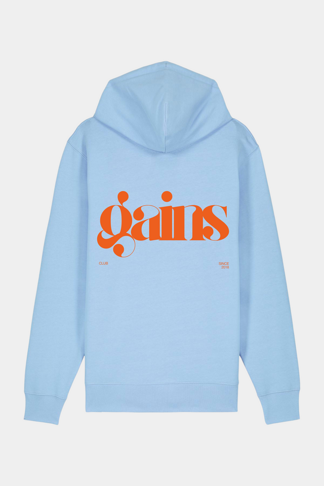 Gains Club Unisex Zip-Hoodie normal Fit