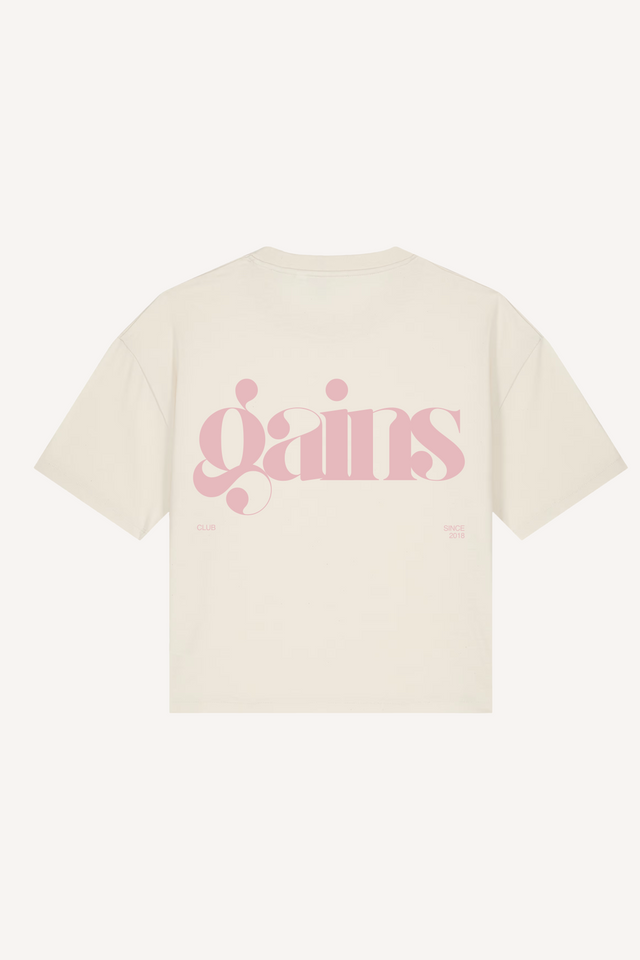 Female boxy cropped t-shirt