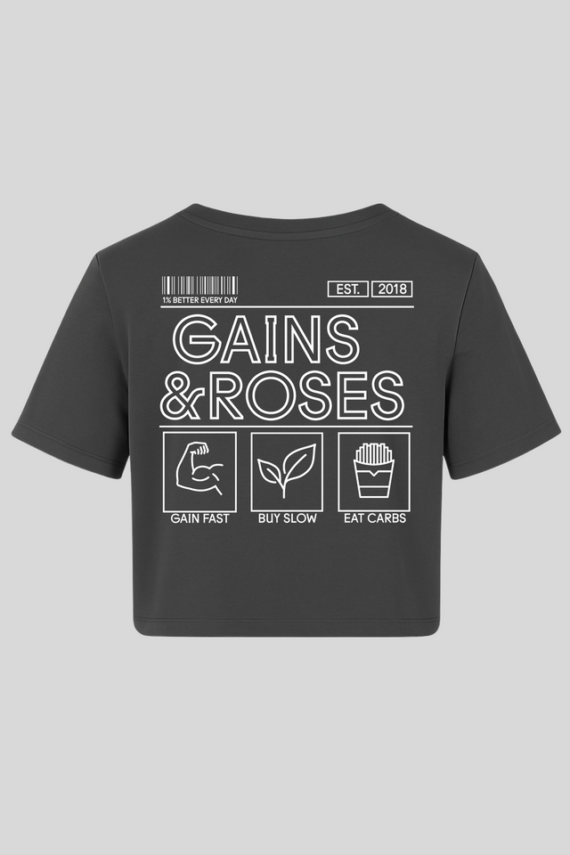 Eat Carbs - Performance Crop Top