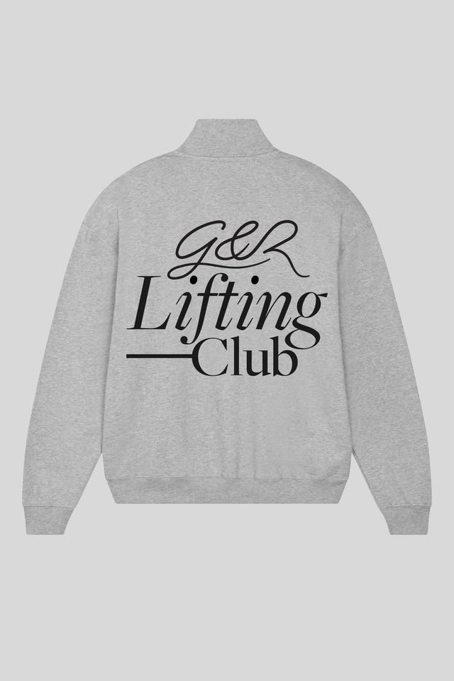 Unisex Half Zip Boxy Sweatshirt