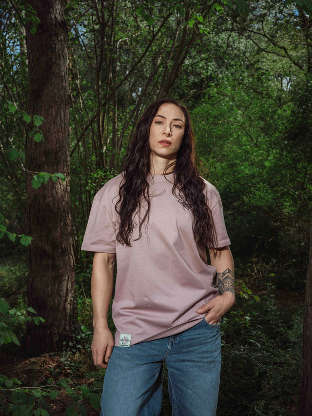 Vanessa Wagner x G&R, Unisex Oversized T-Shirt, warm blush