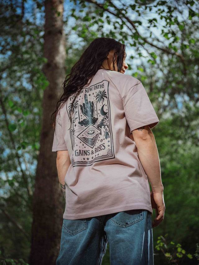 Vanessa Wagner x G&R, Unisex Oversized T-Shirt, warm blush