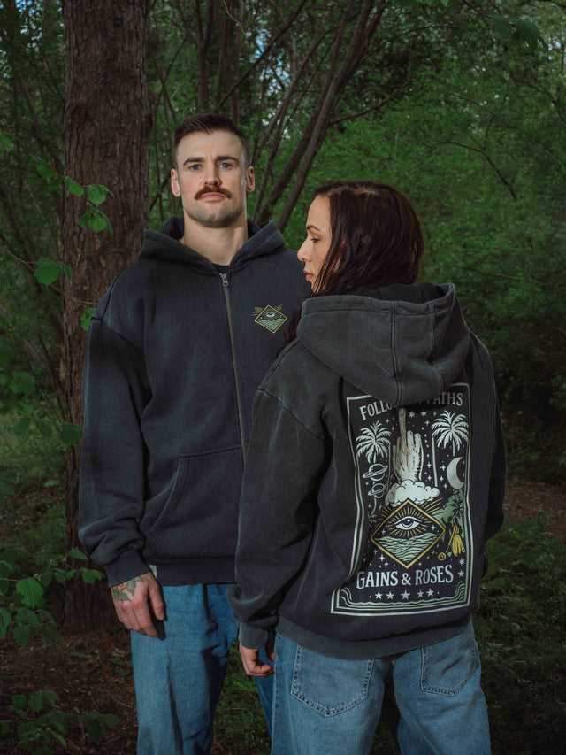 Vanessa Wagner x G&R, Vintage Oversized Zip Hoodie