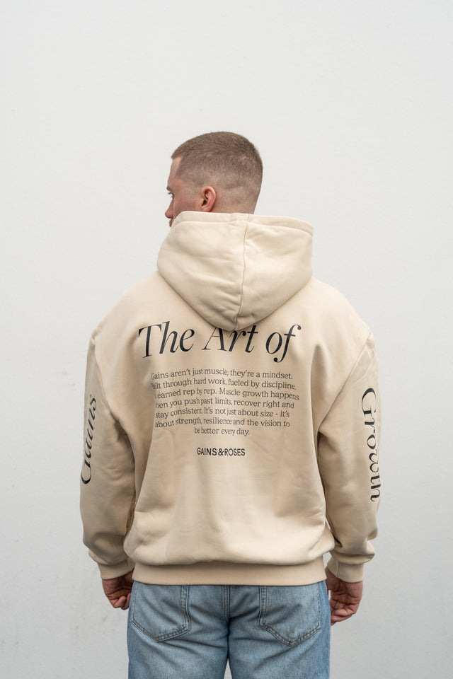 The Art of Growth - Super Heavy Oversize Hoodie