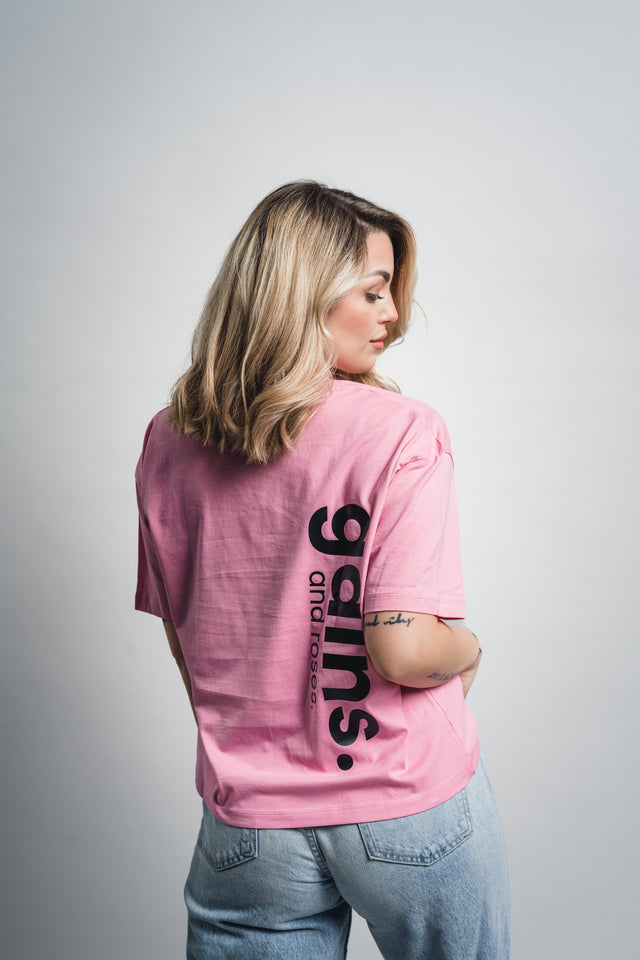 Female boxy cropped t-shirt