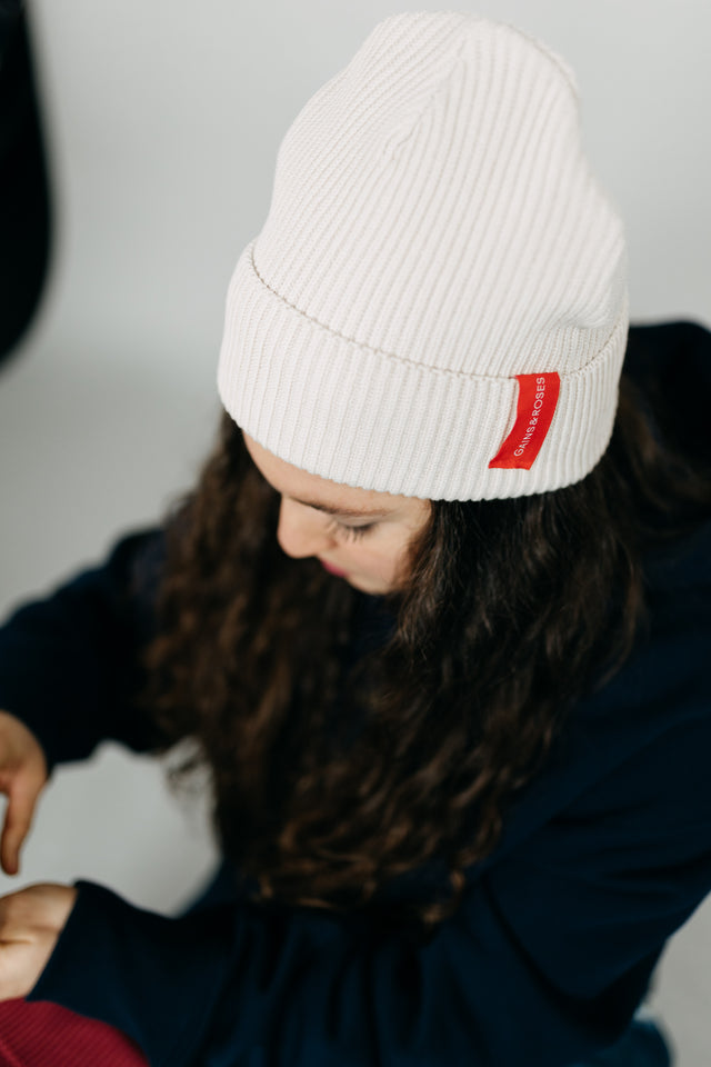 Organic Fishermen Rib Beanie