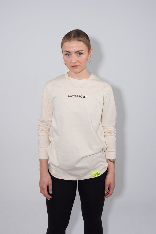 Longsleeve AW23 Scribble natural