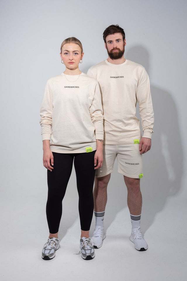 Longsleeve AW23 Scribble natural