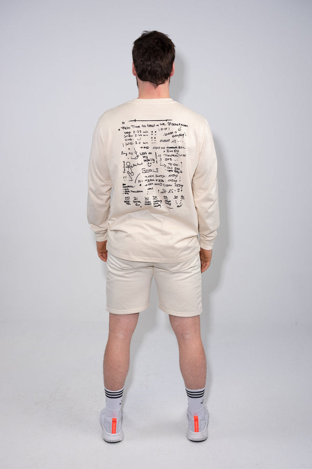 Longsleeve AW23 Scribble natural