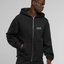 Oversized Boxy Zip Hoodie black