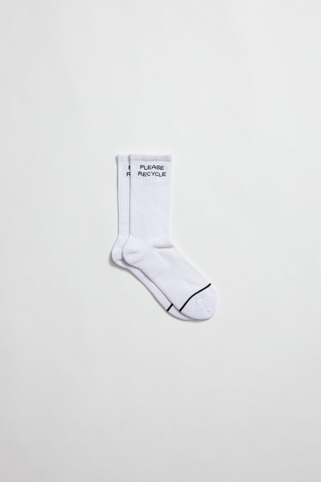 Please Recycle Crew Sock