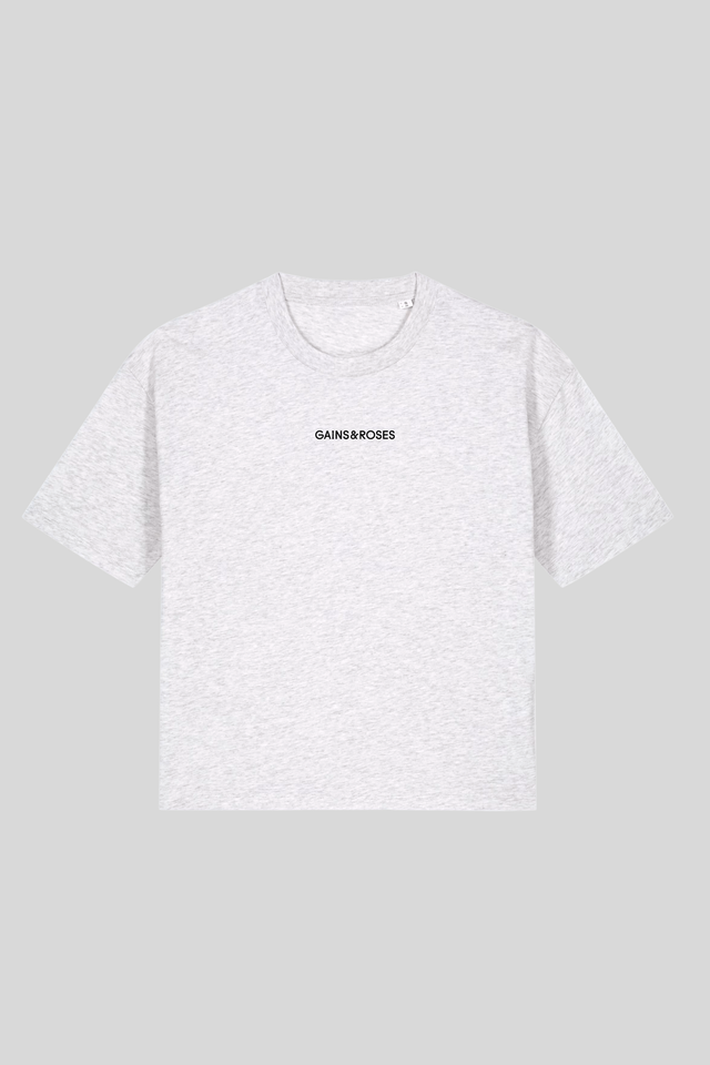 Scribble Female Boxy Cropped T-Shirt
