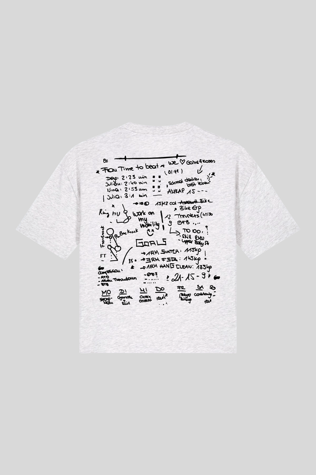 Scribble Female Boxy Cropped T-Shirt