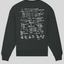 Oversize Scribble Sweater darkgrey