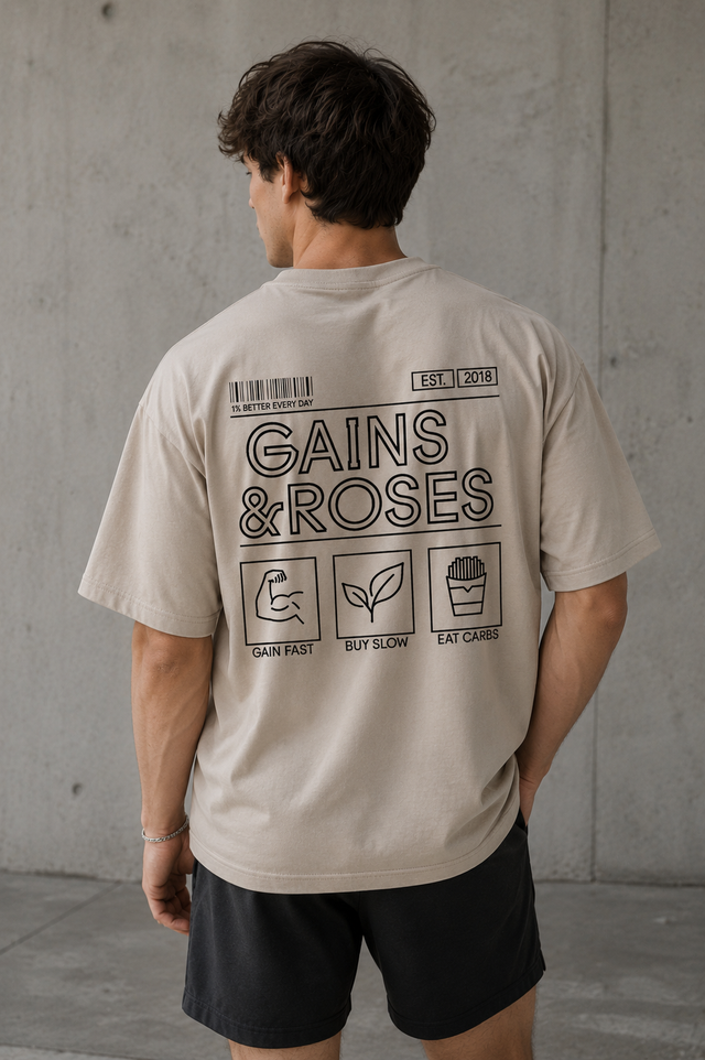 Sorona® Loose Fit Tee Eat Carbs